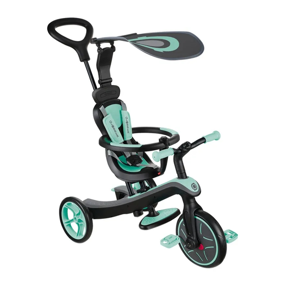 GLOBBER EXPLORER TRIKE 4IN1 Manuel D'utilisation