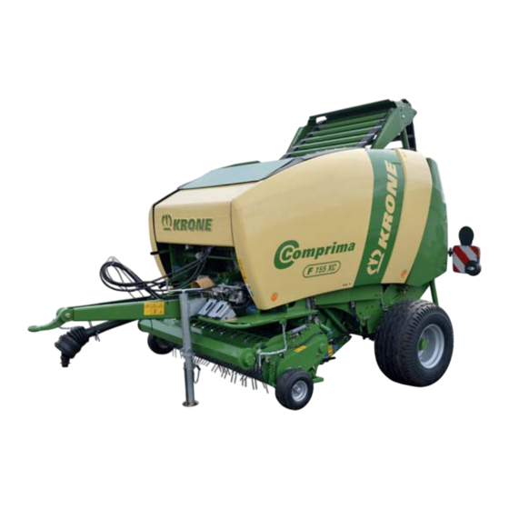 Krone Comprima F 125 - 1 Notice D'utilisation D'origine