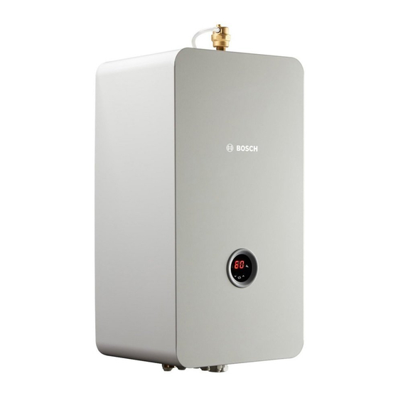 Bosch Tronic Heat 3000 Notice D'utilisation Destinée À L'utilisateur