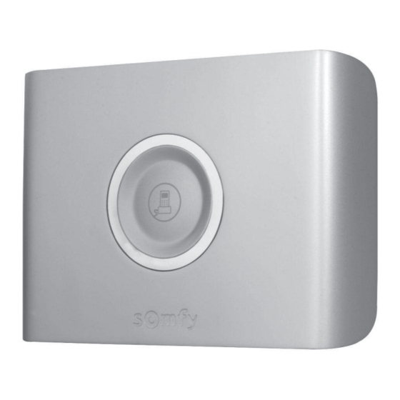 SOMFY PROTEXIOM Série Manuels