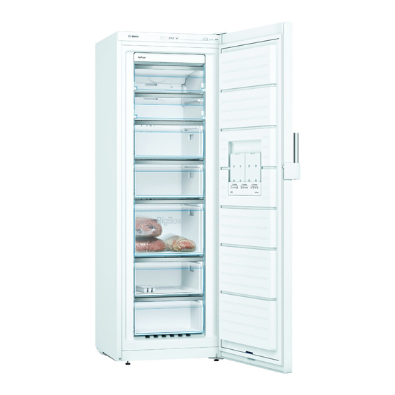 Bosch GSN33EWEV Notice D'utilisation