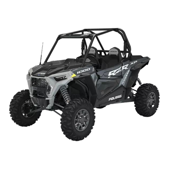 Polaris RZR XP 1000 2021 Manuel D'utilisation