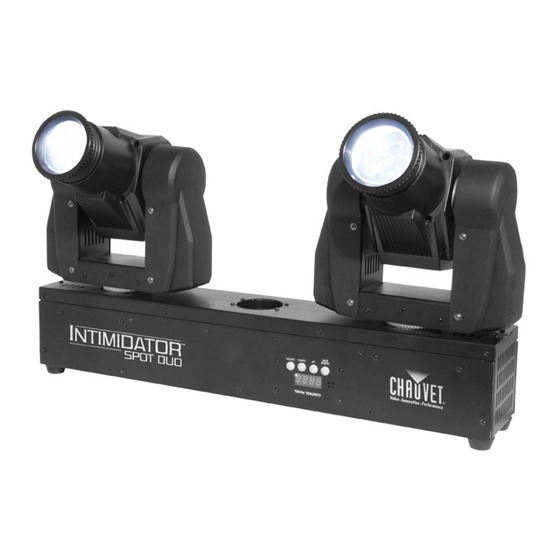 Chauvet Intimidator Spot Duo Manuel De Référence