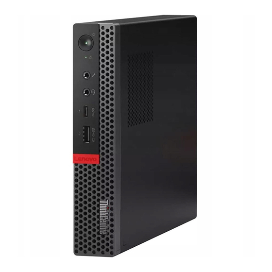 Lenovo ThinkCentre M920q Guide D'utilisation Et Guide De Maintenance