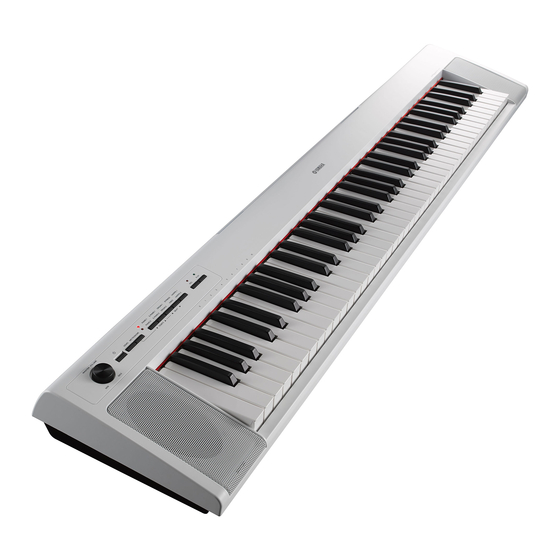 Yamaha piaggero NP-32 Manuels