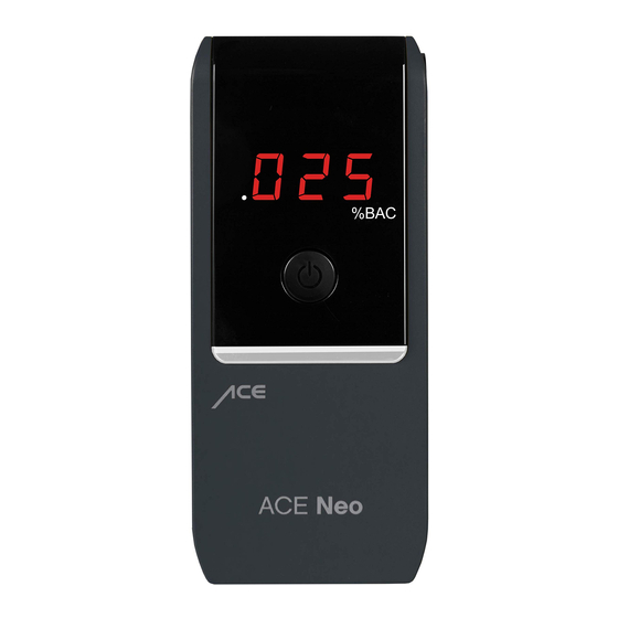 ACE Instruments ACE Neo Notice D'utilisation