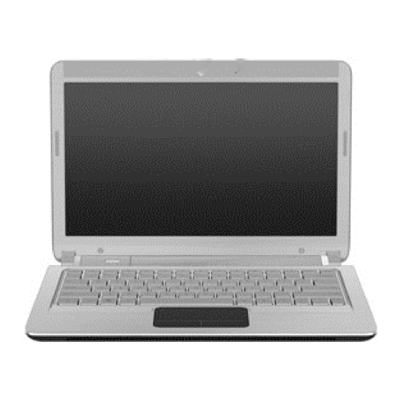 HP Pavilion dm3 Manuel De L'utilisateur