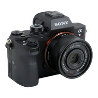 Sony ILCE-7RM2 Manuel D'aide