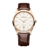 Jaeger-Lecoultre Master Ultra Thin Mode D'emploi