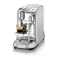 Sage NESPRESSO MY MACHINE CREATISTA PRO SNE900BSS Mode D'emploi