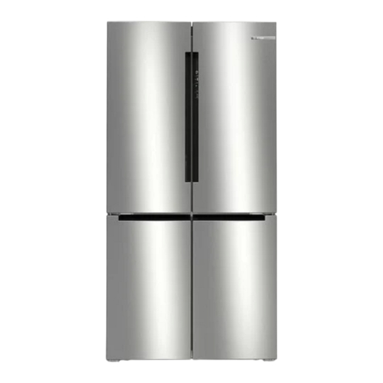 Bosch KFN96 Serie Manuel D'utilisation