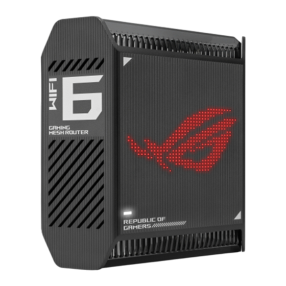 Asus ROG Rapture GT6 Mode D'emploi