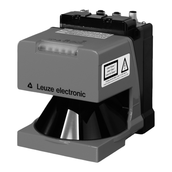 Leuze electronic rotoScan ROD4 plus Série Manuel D'utilisation