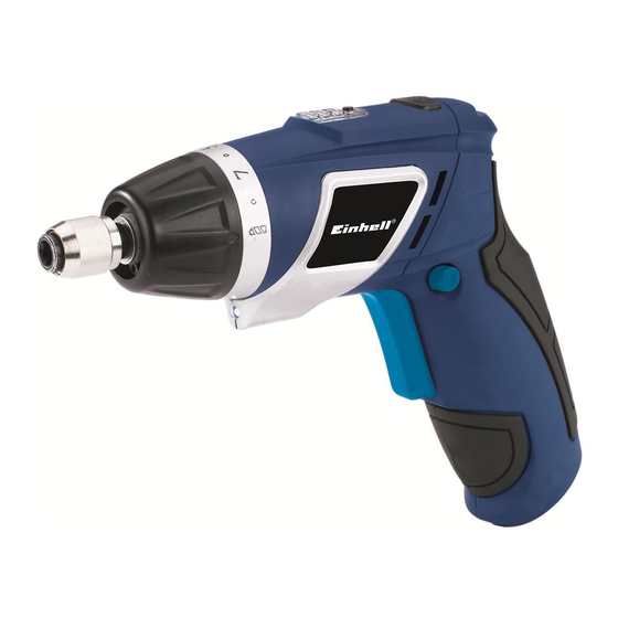 EINHELL BT-SD 3,6/1 Li Mode D'emploi D'origine
