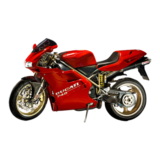 Ducati 748 2000 Manuel D'atelier