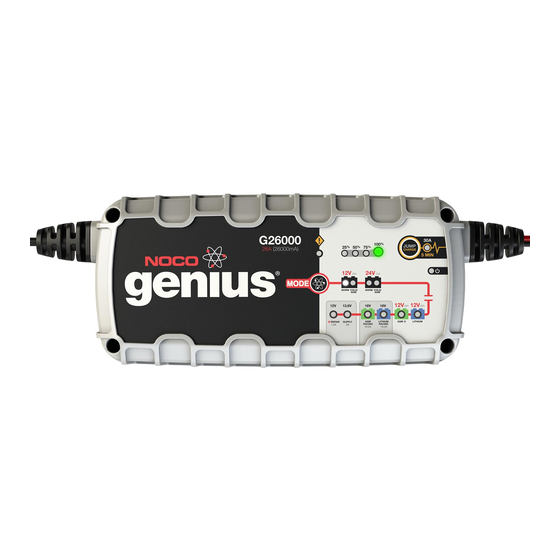 NOCO Genius G26000 Manuel Du Propriétaire Et De L'utilisateur