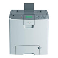 Lexmark C734 Série Guide De L'utilisateur