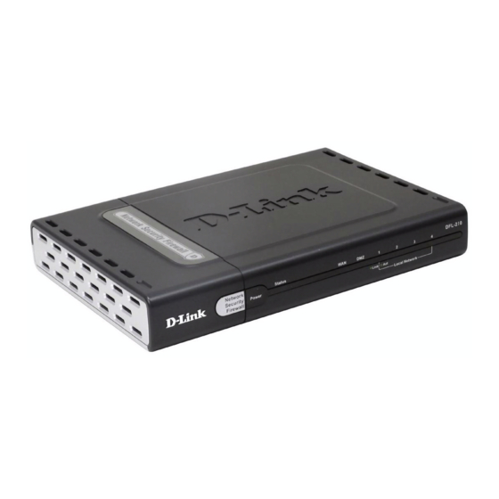 D-Link DFL-210 Guide D'installation