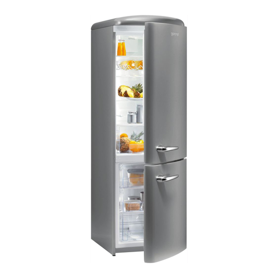 Gorenje RK 60359 OX 15j Notice D'utilisation