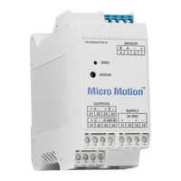 Emerson Micro Motion 1500 Manuel De Configuration Et D'utilisation