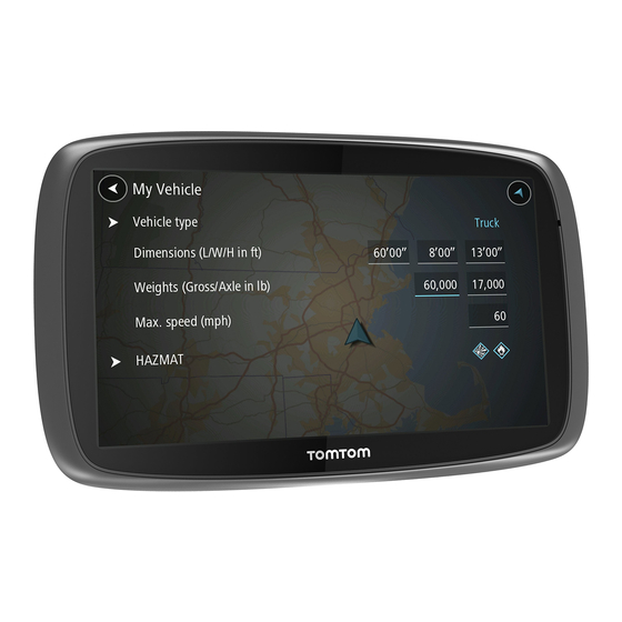 TomTom Trucker Manuel D'utilisation