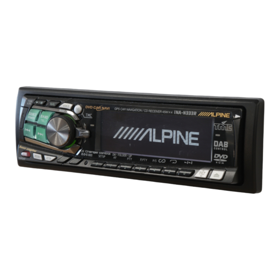 Alpine INA-N333R Manuels