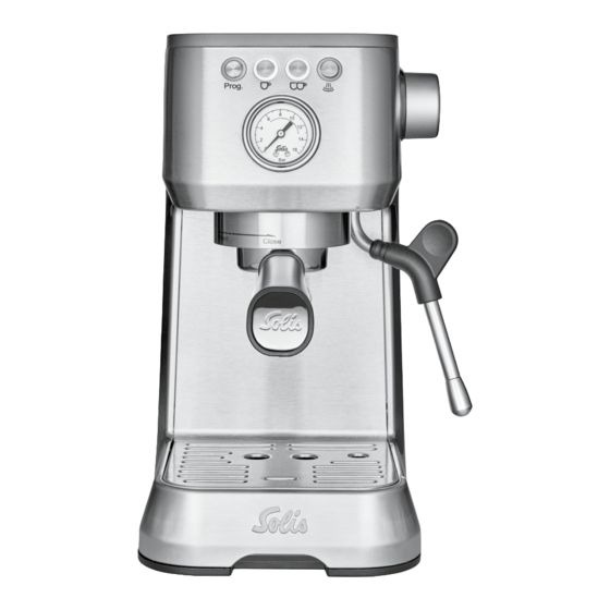 SOLIS BARISTA PERFETTA PLUS Guide De Démarrage Rapide