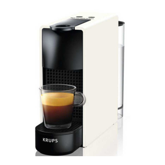 Krups NESPRESSO ESSENZA MINI Mode D'emploi