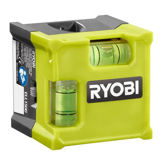 Ryobi ELL1500 Mode D'emploi