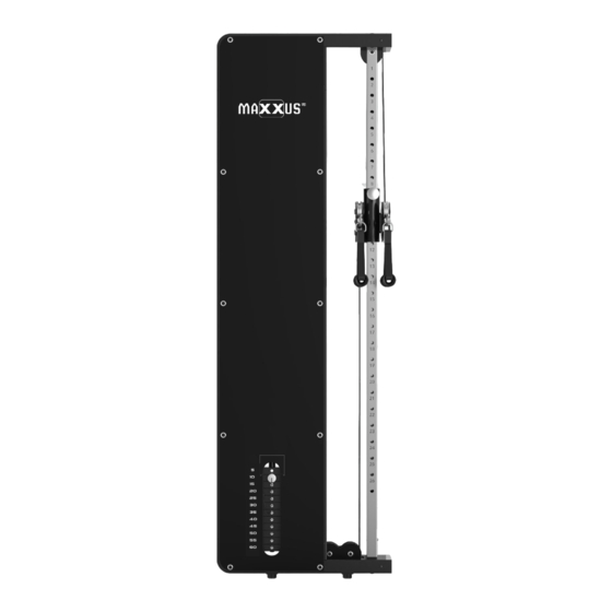Maxxus SmartGym H1 Instructions D'utilisation Et De Montage