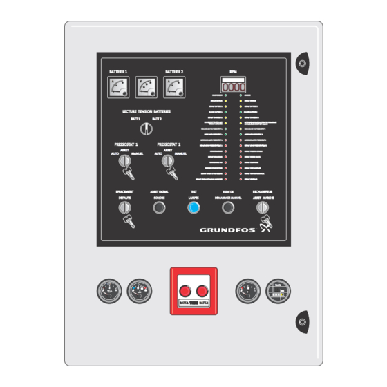 Grundfos Fire Control A2P FR diesel 12V Manuels