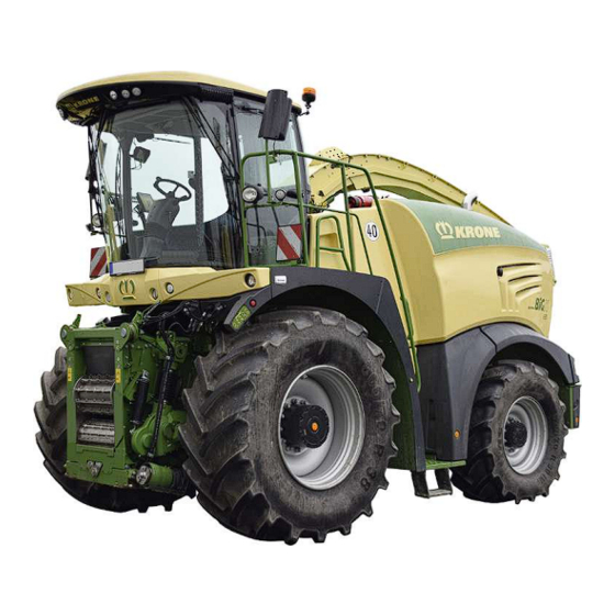 Krone BiG X 480 Notice D'utilisation Originale