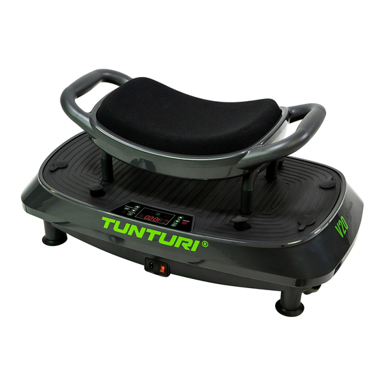 Tunturi Cardio Fit V20 Manuel De L'utilisateur