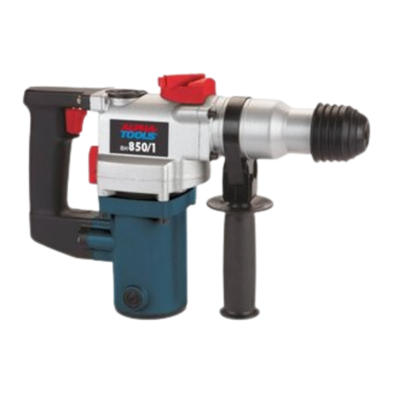 ALPHA-TOOLS BH 850/1 Mode D'emploi