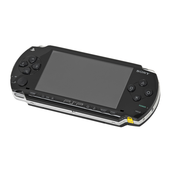 Sony PSP-2001 Guide De Référence Rapide