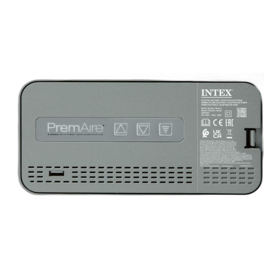 Intex FastFill AP620DA Manuel D'utilisation