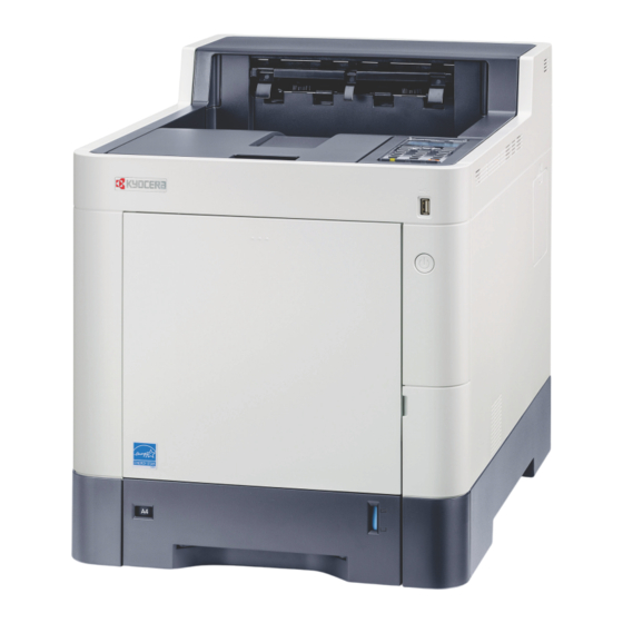 Kyocera ECOSYS P7040cdn Manuel D'utilisation