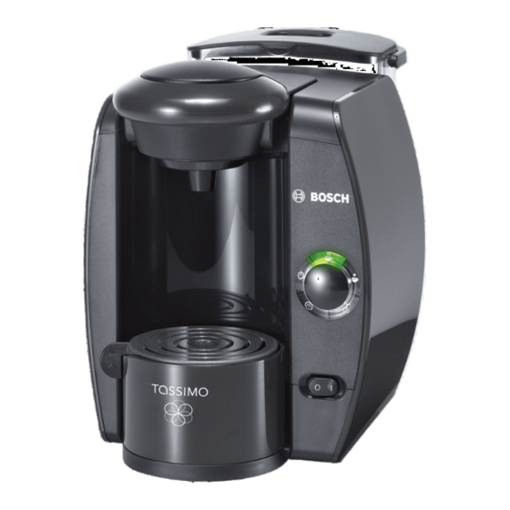 Bosch Tassimo FIDELIA TAS 40 GB Série Mode D'emploi