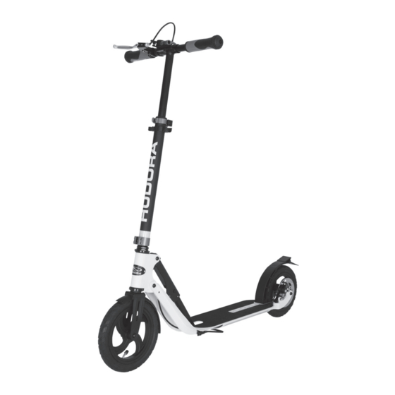 Hudora BigWheel Air 205 Dual Brake Instructions De Montage Et Mode D'emploi