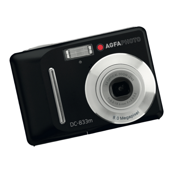 AgfaPhoto DC-833m Manuel D'utilisateur