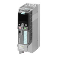 Siemens SINAMICS CU230P-2 Instructions De Service