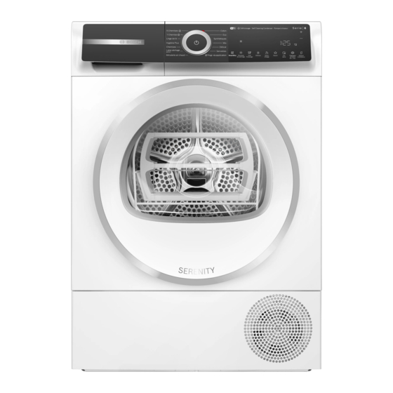 Bosch WQH245ASFR Manuel D'utilisation Et Notice D'installation