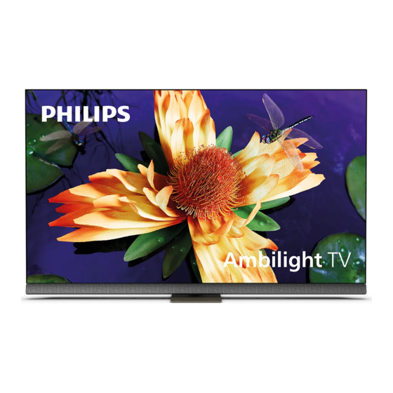 Philips OLED907 Serie Mode D'emploi