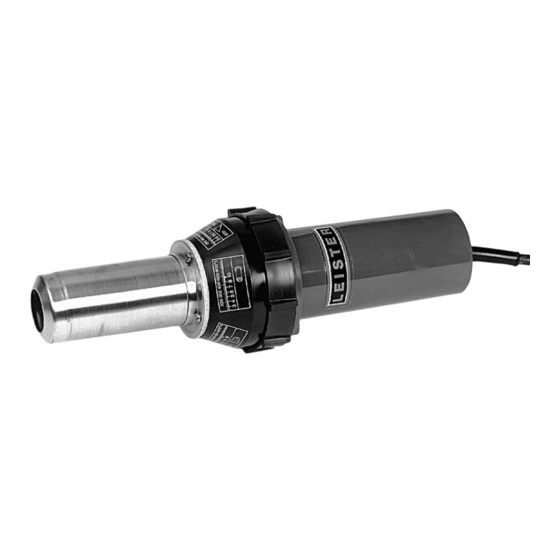 Leister Electron Instructions D'utilisation