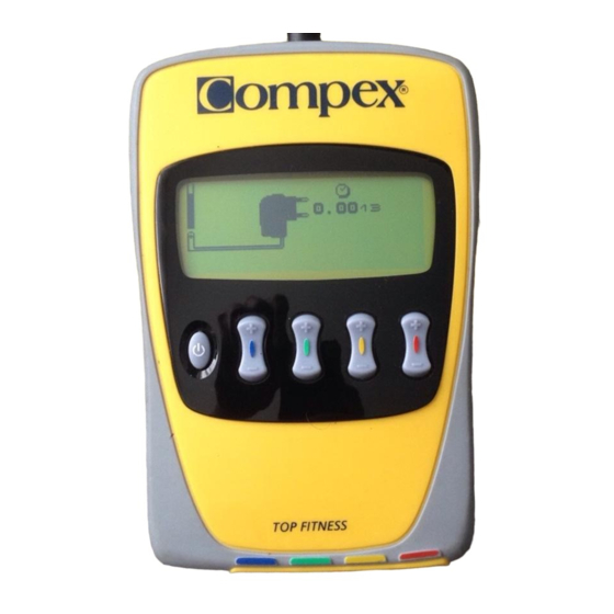 Compex TOP FITNESS Manuels