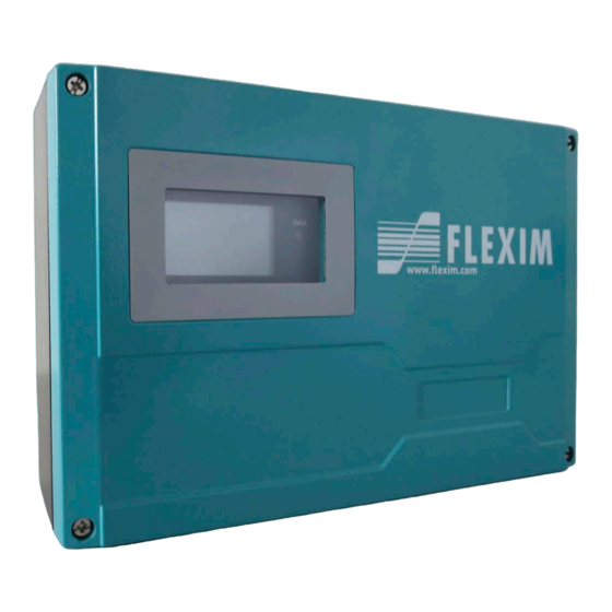 Flexim FLUXUS F532TE Mode D'emploi