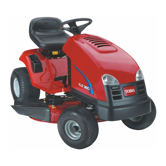 Toro XLS 380 Manuel De L'utilisateur