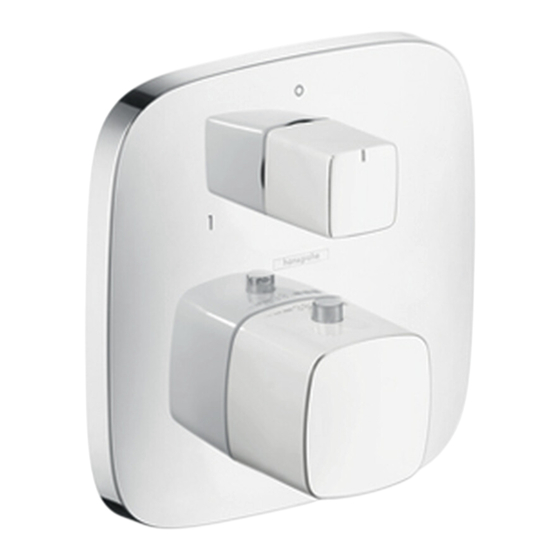 Hansgrohe PuraVida 15771 1 Serie Instructions De Montage / Mode D'emploi / Garantie
