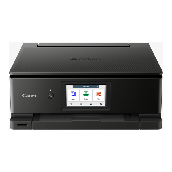 Canon PIXMA TS8750 Manuel