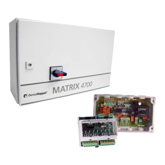 DencoHappel MATRIX 4700 Notice D'utilisation